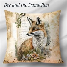 Gorgeous Fox  Animal Print Cushion COVER 45cm x 45cm