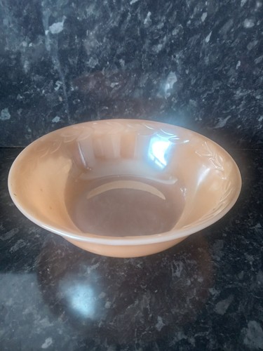 Vintage fire king peach luster - peach,
