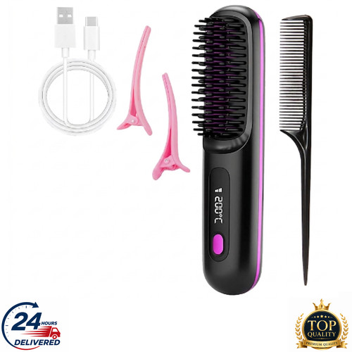 Glow wave usb heated brush - heated,