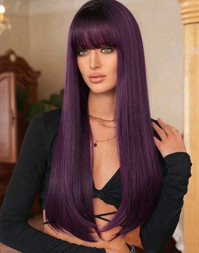 Inches midnight purple wig - midnight,