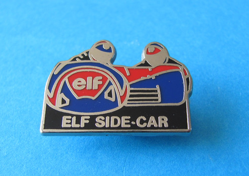 Elf side car - motorcycle, pin