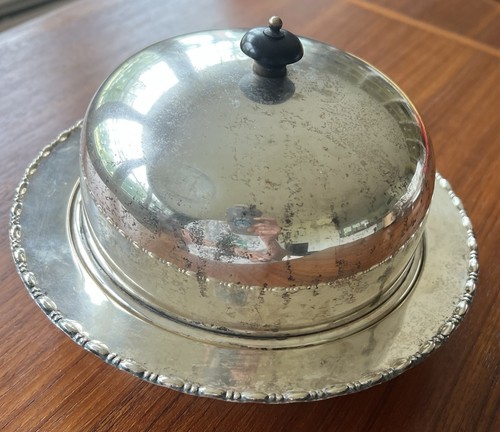 Vintage silver plate muffin - vintage,