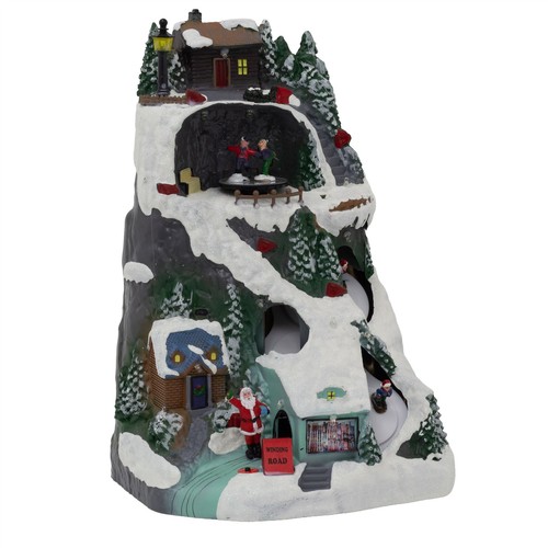 Led ski slope illuminated - ski,