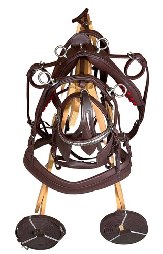 Leather horse driving - leather,