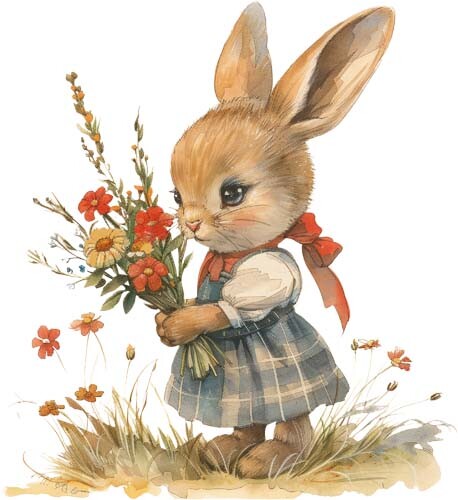 Colourful peter rabbit - colourful,