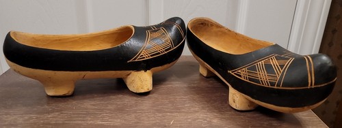 Vintage hand carved wood - carved,