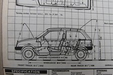 Original 1983 MG METRO TURBO