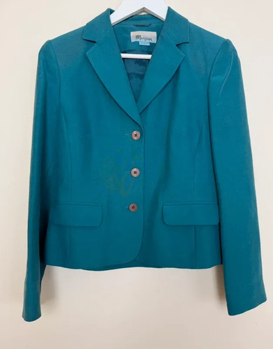 Monsoon blazer uk10 teal blue - blazer,