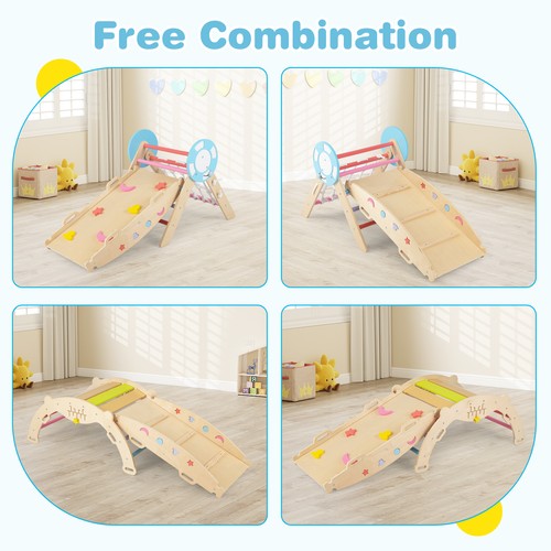Wooden climbing - 8-in-1,