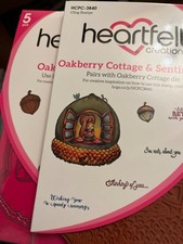 Heartfelt Creations Oakberry Cottage & Sentiments Stamp and Due Set