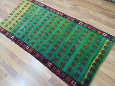 Green Star Antique Runner Rug