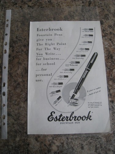 Esterbrook fountain pens right - esterbrook,