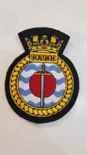 HMS Broadsword Embroidered Biker Patch
