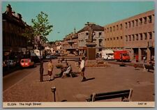 The High Street Elgin Moray Scotland Postcard