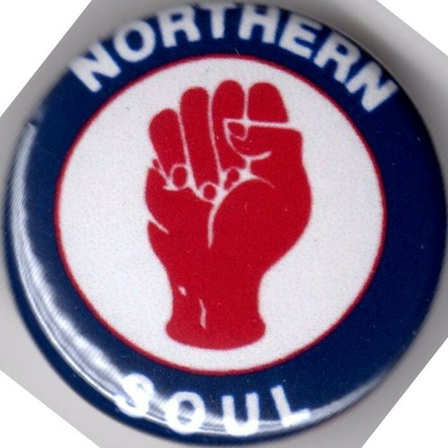 Northern soul pin button badge - northern,