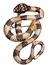 SNAKE BROOCH ANIMAL REPTILE BROACH PYTHON SERPENTS  UK SELLER