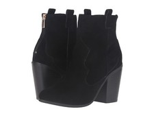 RAYE Ella Black Suede Western