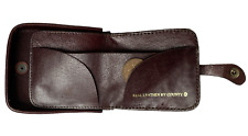 Vintage County coin tray purse with wallet section Real leather brown bqq
