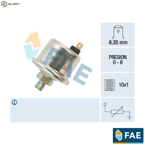 Sensor oil pressure - pressure, for