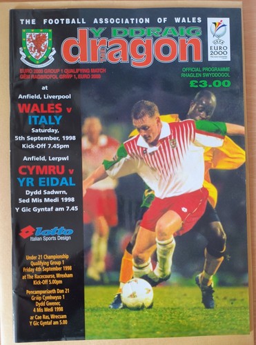 Wales italy 1998 anfield - v,
