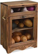 Wooden Countertop Storage