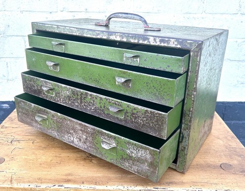 Metal green drawers - metal,