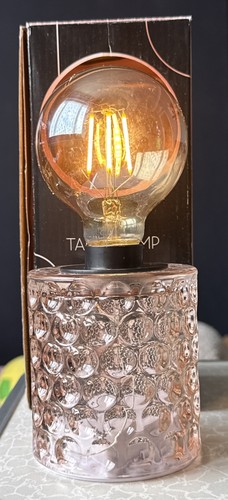Glass table lamp - glass,