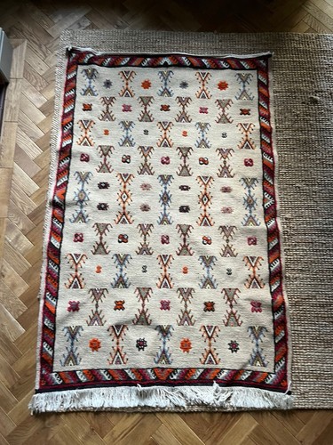 Moroccan handwoven berber - handwoven, wool