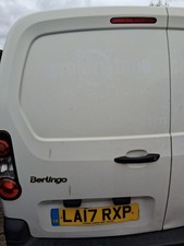2017 CITROEN BERLINGO MK2 NSR PASSENGER SIDE REAR LEFT COMPLETE DOOR WHITE