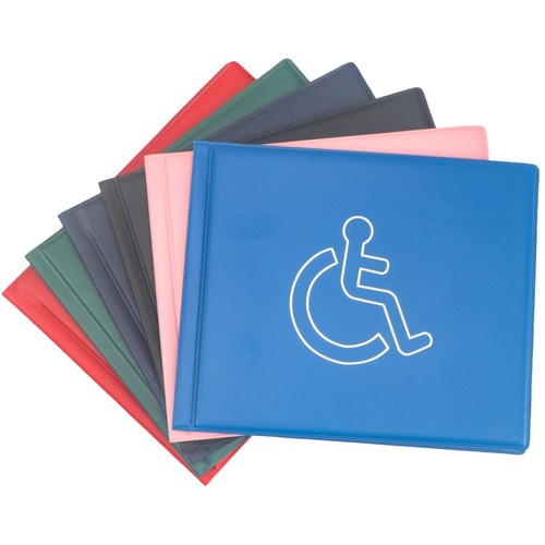 Disabled badge leather - badge, pu