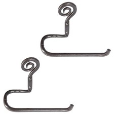 2x Curly Iron Toilet Roll