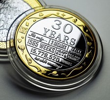 30th Birthday Dual Metal