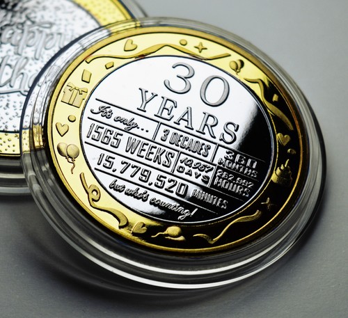 30th birthday dual metal - dual,
