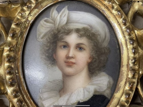 Porcelain kpm style portrait - kpm,