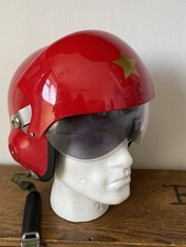 China PLA MIG Jet Fighter Air Force Pilot Helmet Tk11 replica Red.