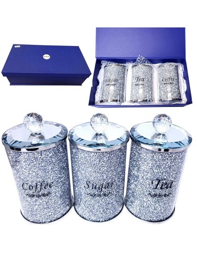 Tea coffee sugar canisters - coffee,