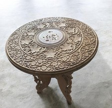 Vintage anglo indian carved - vintage,