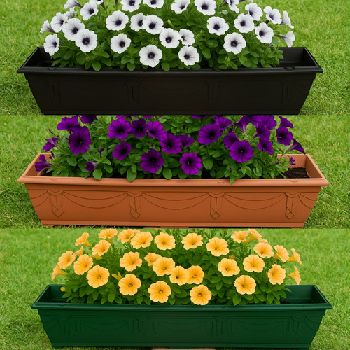 90cm plastic planter - 90cm, pot