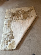 Vintage Alpaca Rug - White