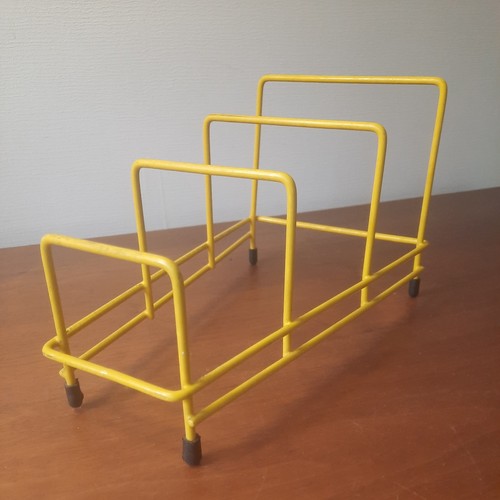 Vintage yellow plastic coated - vintage,