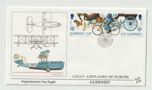 1988 guernsey fdc - guernsey,