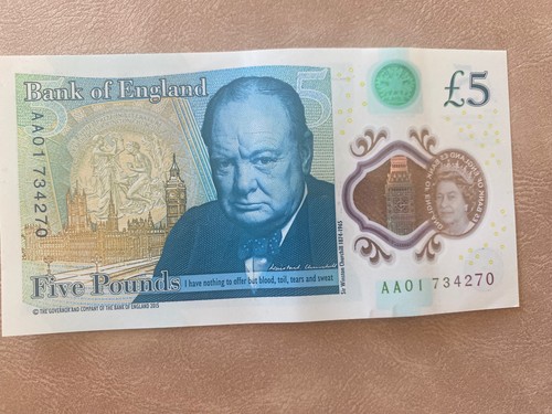 Rare aa01 note low serial - aa01,