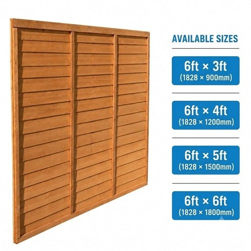 Garden fence panel dip treated - garden,