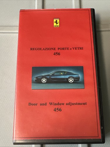Ferrari 456 tech vhs - gt,