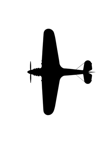 Hawker hurricane vinyl sticker - hurricane,
