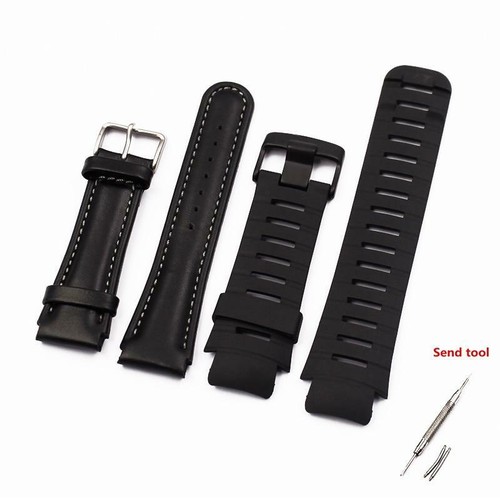Black leather silicone - black, or