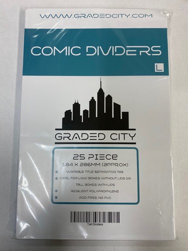 Comic box dividers x25 - dividers, tall
