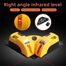 NEW Right Angle Horizontal & Vertical Laser Level Square Laser Line Marker