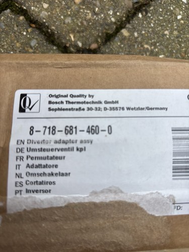Worcester bosch diverter valve - diverter,