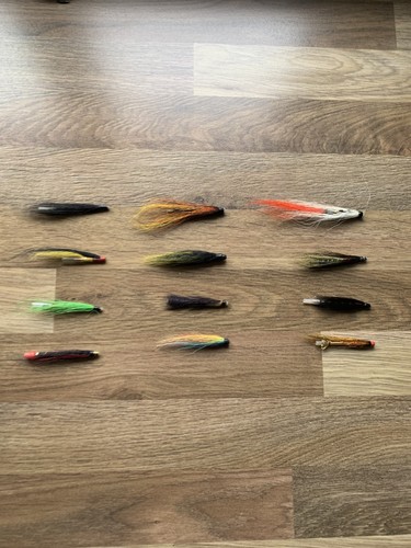 Salmon fly fishing - salmon, flies